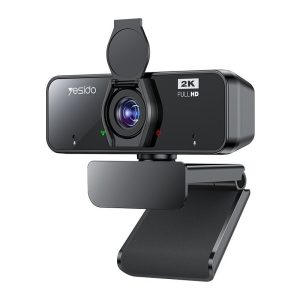 Yesido KM14 2K USB Webcam | Built-in Microphone | Ultra Clear Video